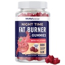 Nat tid Fat Burner Gummies med Melatonin til søvn & Vægttab Support 124; Hunger Suppressant & Metabolisme Booster, Shred Belly Fat Mens du sover 124; Kosttilskud til kvinder & Mænd