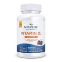 Nordic Naturals Vitamin D3 Gummies, Wild Berry - 120 Gummies - 1000 IE Vitamin D3, 1,4 mg Jern - Stor smag - Sunde knogler, Mood & Immunsystemet funktion - Non-GMO - 120 Servering