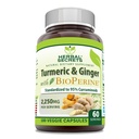 Urtehemmeligheder Gurkemeje & ingefær med BioPerine Supplement 124; 2,250 Mg Per Serving