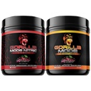Gorilla Mode Pre Workout & Gorilla Mode Nitroc Upgraded Stimulant - Bedste Tasting & mest effektive Stimulant Gratis Pre-Workout Pre-124; Massive Pump Budding 124; Laser Focus Energy Power (Cherry Blackout)