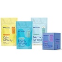 Neuro Day to Night Brain Support Bundle - Energi & Focus Gum, Memory & Focus Gum (Pebermynte, 90 Greve), Sleep & Recharge Mints (Blandede Berry, 72 Greve), Calm & Clarity Mints (Honning Lemon, 90 Greve)
