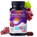 LIVS jerntilskud til børn med C-vitamin, A, B3, B5, B6, B12, biotin, Zink & Folate