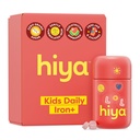 Hiya Iron + Kosttilskud til børn - Høj Absorption Iron Supplement - Lækker Strawberry Flavor & Nem på Børnenes Mave - Ingen tilsat sukker & tredjepart testet - 30 Day Refill Supply for Toddlers