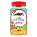 Centrum Kids Multivitamin Gummies, Tropical Punch Flavor Lavet med naturlige flavors, Stocking Stuffer, 150 greve, 150 dages forsyning