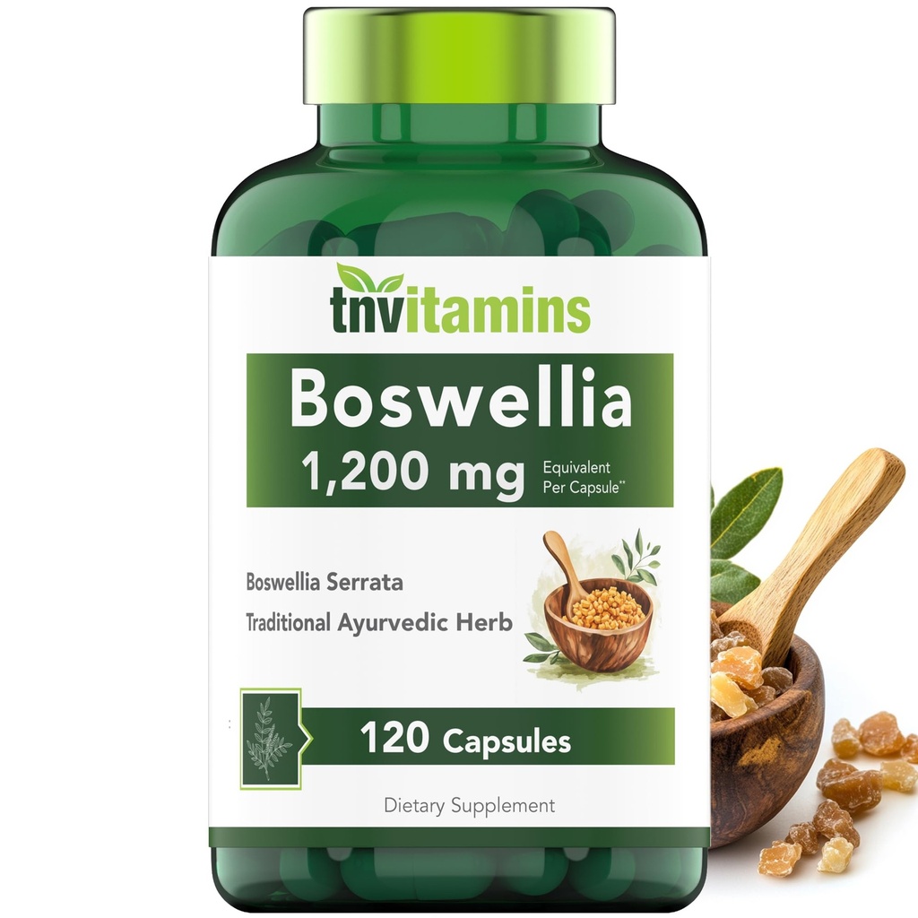 tnvitaminer Boswellia Extract kapsler, 120 Greve