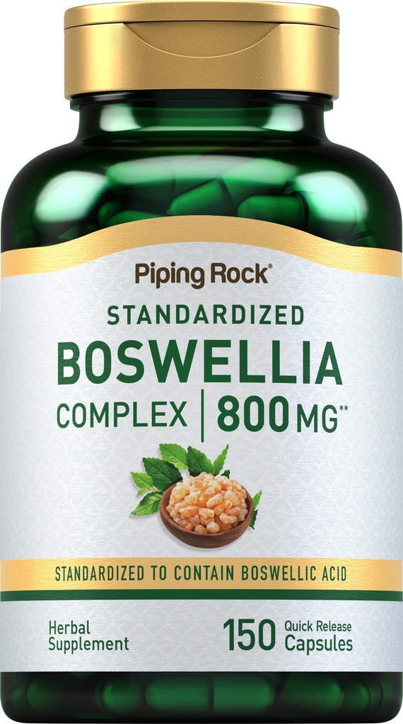 Piping Rock Boswellia Serrata Extract Support 124; 150 Kapsler