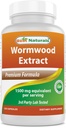 Bedste Naturals Wormwood Extract 1500 mg Equivalent Per Serving- 120 Kapsler. Gluten Free, non-GMO