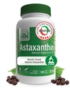 Health Thru Nutrition Astaxanthin Triple Strength 12mg Supplement 120 Softgels against 124; AstaZine fra Algae Organisk dyrket i Pristine Himalayan vand