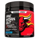 Prime Labs Pre Workout pulver til mænd - med Citrullin Malat, Beta-alanine, og Natural Koffein - Energi, Focus, Power - Blå Lemonade Flavor - 30 Serveringer