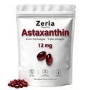 Astaxanthin 12mg, Natural Astaxanthin Kosttilskud Alger, 120 Softgels (1 Bag)