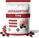 Astaxanthin 12mg, 120 Softgels, Natural Microalger Kilde, Non- GMO Gluten- Free, 4 Måned Supply