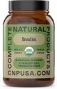 Complete Natural Products Organic Inulin Capsules - 520mg 100 Pills, Organic Jerusalem Artichoke Inulin Capsules