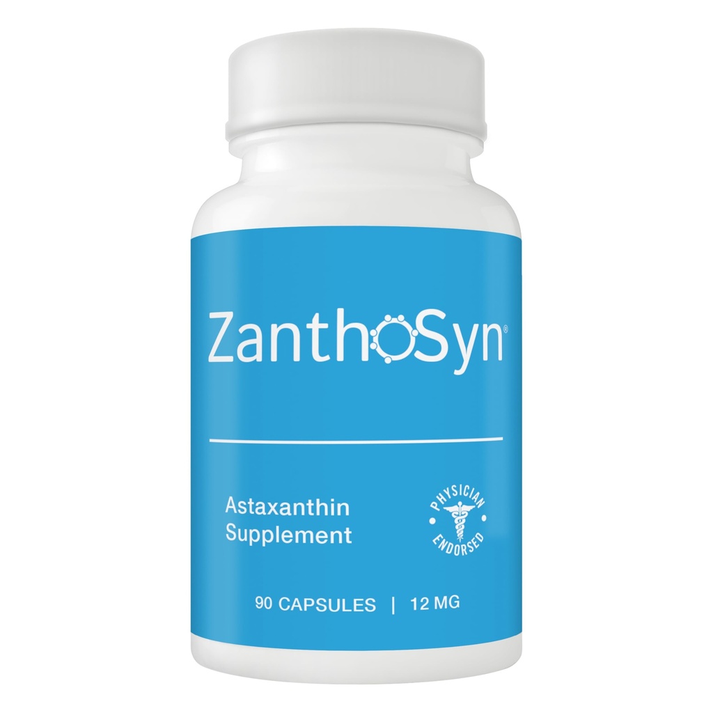 Astaxanthin, Triple Strength (12mg) x Triple Bioavailability (3X Absorption into Bloodstream), Superior Renhed, Non- GMO, Major Allergen Free, No Fishy Aftersmage, 90 Vegetabilske kapsler