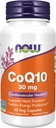 Now Supplements, CoQ10 30 mg, Pharmaceutical Grade, All- Trans Form produceret ved gæring, 60 Veg Kapsler