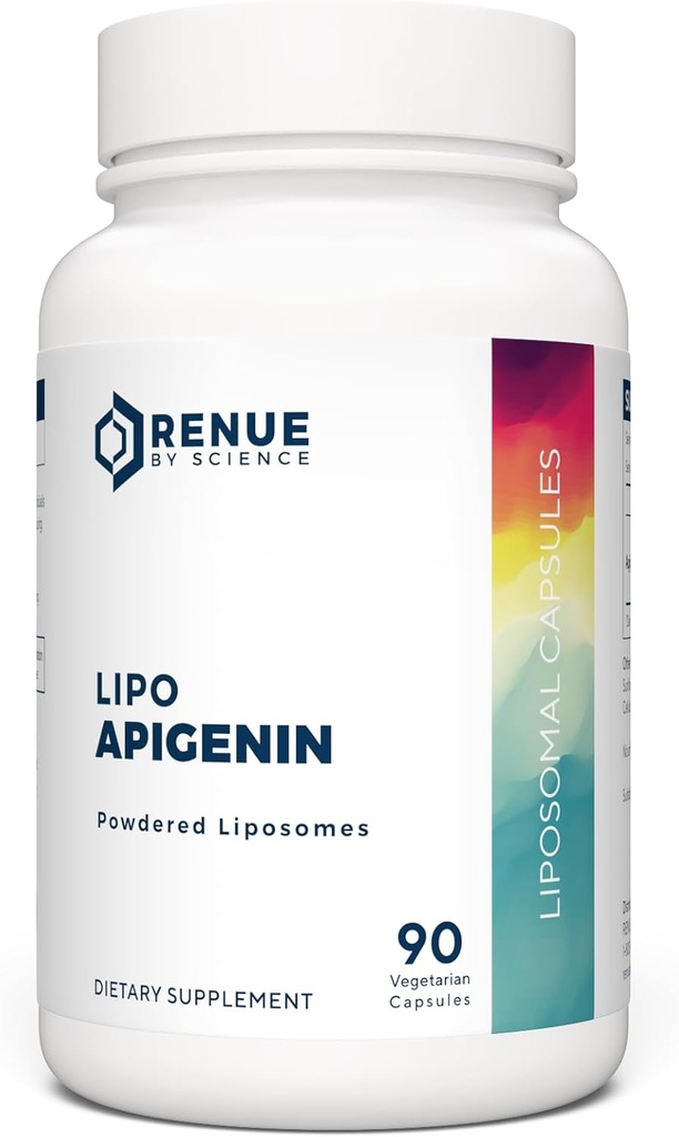 Renue By Science Apigenin Note 124; High Strength Liposomal Apigenin Supplement 124; 90 Atagenine Kapsler - 75mg Apigenin per Serving