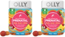 OLLY Essential Prenatal Gummy Multivitamin, Folinsyre, D-vitamin, Omega 3 DHA, understøtter sund vækst og hjerne udvikling, Citrus Berry -, 84 Greve (Pack of 2)