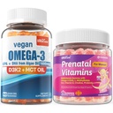 Prenatal Vitamin til Womem + Omega 3 Gummier
