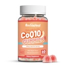 CoQ10 Gummies 200mg med Omega-3, EPA + DHA, & Magnesium - Coenzym Q10 Kosttilskud til hjertesygdomme, cellulær energi & antioxidant, Vegan - 60 Gummies