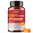 ZEBORA CoQ10 200mg Gummies, High Absorption Coenzym Q10 Supplements with Omega-3, Heart & Energy Support, Powerful Antioxidant, Orange Flavor, 90 Gummies