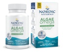 Nordic Naturals Algae Omega - 60 Soft Gels - 715 mg Omega-3 - Certificeret Vegan Algae Oil - Plantbaseret EPA & DHA - Heart, Eye, Immunum & Brain Health - Non-GMO - 30 Serveringer
