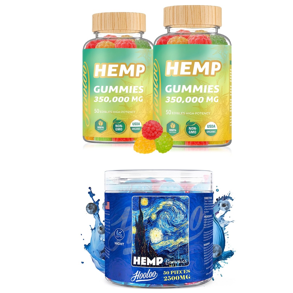 HOOLOO Hamp Gummies - 3 pakker
