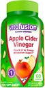 Vitafusion Apple Cider Vinegaver, 500mg Apple Cider Vinegaver servering plus B Vitaminer, 60ct (30 dages forsyning), Natural Apple Cider Flavor fra Amerikas Nummer Et Gummy Vitamin Brand