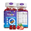 Kids Sleep Gummies - Melatonin- Free Magnesium Glycinate Sleep Support 124; Magnesium, Calcium, D3-vitamin, B6 & L- Theanine Gummies 124; Gentle Bedtime Afslapning Gummies for Kids & Teens