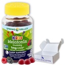 Kids Melatonin Gummies 1mg- Raspberry Flavor, 60 Greve (pakke med 1)