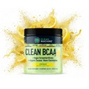 Ren BCAA - 2: 1: 1 Mad bestøvet BCAAs pulver & kokos vand Electrolytes Recovery & Amino Energy Supplement - Award Winning Vegan Aminosyre Supplement - 30 Servering - Lemonade