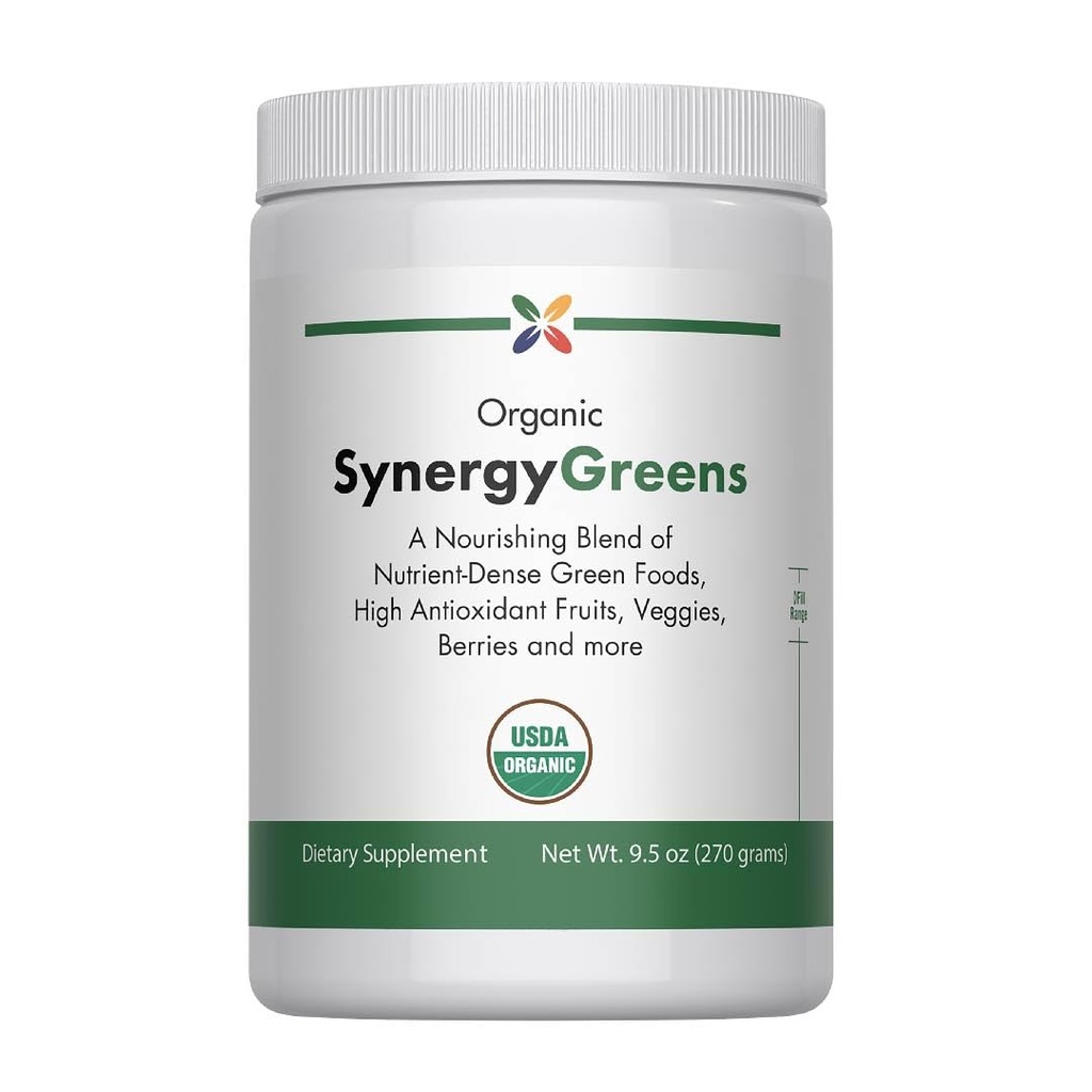 Stop aging nu - Organic Green Powder Superfood Supplement Blend Mix - 9.5oz - Naturlig smag