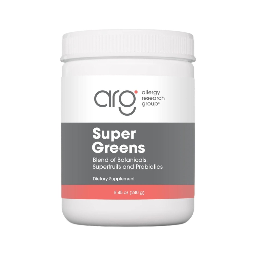 ARG Super Green Powder - Leveres 4.4 g Grønne Blend - Nutrient- Dense Green Powder Supplement - Chlorella & Spirulina Powder - Samlet sundhed & velvære support - 30 Servere - 8.45 oz
