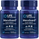 Life Extension MacuGuard Okulær support med Saffron & Astaxanthin - Eye Health Supplement for Sund Vision - med Lutein, zeaxanthin, Meso-zeaxanthin - Gluten- Free, Non- GMO - 60 softgels