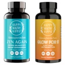 Lykkelig Hippie Glow til det Astaxanthin Supplement & Zen igen Cortisol Manager