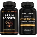 Vital Vitamin Brain Booster 30 ct + Astaxanthin 60 ct