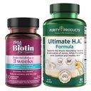 Renhedsprodukter Bundle - MyBiotin ProClinical + Ultimate H.A MyBiotin ProClinical (Biotin, MB40X Matrix, Astaxanthin) - Ultimate H.A. (BioCell Collagen, Quercetin, Hyaluronsyre + mere)