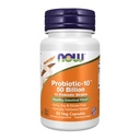 Now Foods Supplements, Probiotic- 10 ™, 50 Millioner, med 10 Probiotiske Strops, Strain Verified, 50 Veg Kapsler