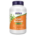 Now Foods Supplements, Liver Refresh ™ med Milk Thistle Extract og unik Herb- Enzyme blanding, 180 Veg kapsler
