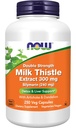 Now Foods Supplements, Silymarin Milk Thistle Extract 300 mg med Artichoke og Mælkebøtte, Double Strength, Understøtter Leverfunktion *, 250 Veg Kapsler (1)