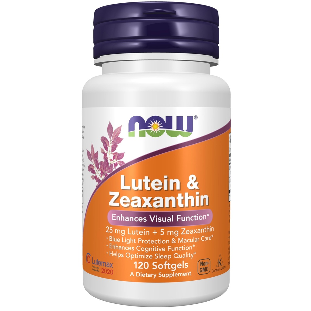 Nu Kosttilskud, Lutein & Zeaxanthin med 25 mg Lutein og 5 mg Zeaxanthin, 120 Softgels