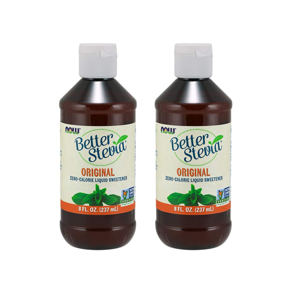 Nu fødevarer bedre Stevia Original Liquid Extract, 8 Ounce flaske (pakke af 2)