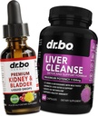 Nyre Support Support Bstige Sundhed & Lever Rengøring Detox - Økologisk Nyre Blege Kosttilskud Drops & Lever Detox Rengøring Kapsler Supplement - Nyre Urinstoffer Urværk