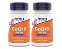 Nu Kosttilskud - CoQ10 (Coenzym Q10) 200 mg, Understøtter kardiovaskulær sundhed *, Kosher, Vegan 90 Vegetariske kapsler (pakke med 2)