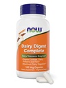 Nu Dairy Digest Complete, 180 Veg kapsler, Lactose fordøjelsesstøtte *, Dairy Tolerance Enzymes *