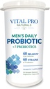 Vital Pro Naturals - Mænd Daglige Probiotika Plus Prebiotika 30 kapsler
