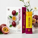 Dear Recipe] Passion Fruit Cutting Jelly Sticks, 10 Calories Per Stick, Low Calorie Collagen Jelly, Plant-Based Alternative Collagen 400mg, Korean Beauty Jelly Snack, 14 Sticks