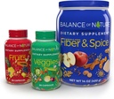 Balance of Nature Whole Health System - Whole Food Fruits & Veggies og Fiber & Spice Kosttilskud - 30 Servering Hver