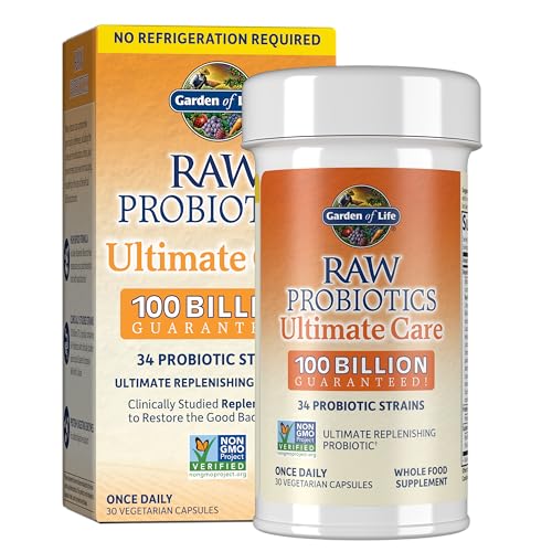 Have of Life Raw Probiotika til kvinder og mænd Ultimate Care 100 Millioner CFU Hylde Stabil & Zink Kosttilskud 30mg High Potency Raw Zink og C-vitamin Multimineral Supplement