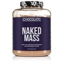 NAKED Chocolate Mass Gainer - Alle naturlige vægt Gainer Protein Powder - 8lb Bulk, GMO fri, Gluten fri & soja fri. Ingen kunstige ingredienser - 1,360 kalorier