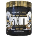 Insane Labz Psykotisk Guld, High Stimulant Pre Workout Powder, Extreme Lasting Energy Focus, Pumper og Endurance med Beta Alanine, DMAE Bitartrate, NO Booster (35 Serveringer, Gummy Candy)