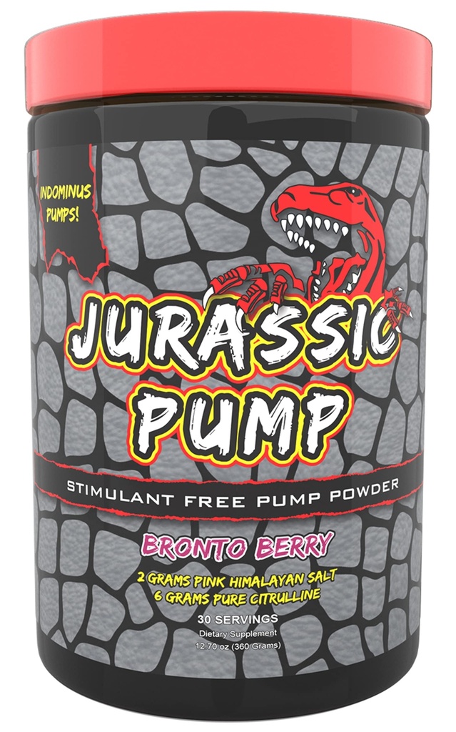 Muskel Pump Powder (Berry) - Non- Stimulant Preworkout, Nitra Oxide Booster - 6 Grams Citrullin, 2 Grams Pink Himalayan Salt, Agmatine, Pomegranat Stim Gratis 30 Servering